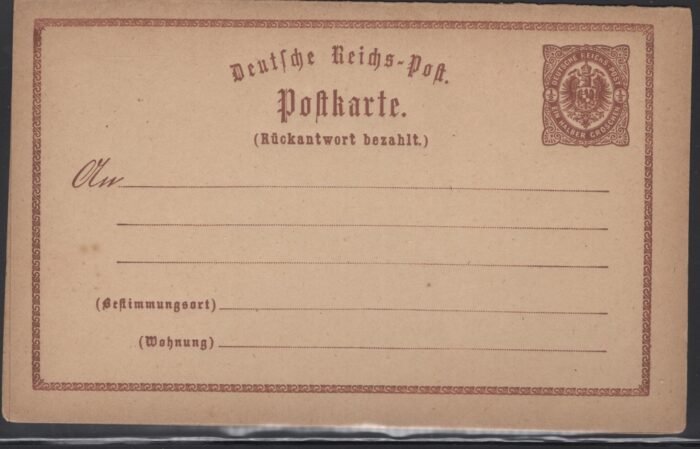 Germany Ganzsachen   Michel#: P3* VG