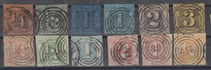 Lot # 29 - Thurn & Taxis all different selection of sound f/VF copies - catalog value 650+