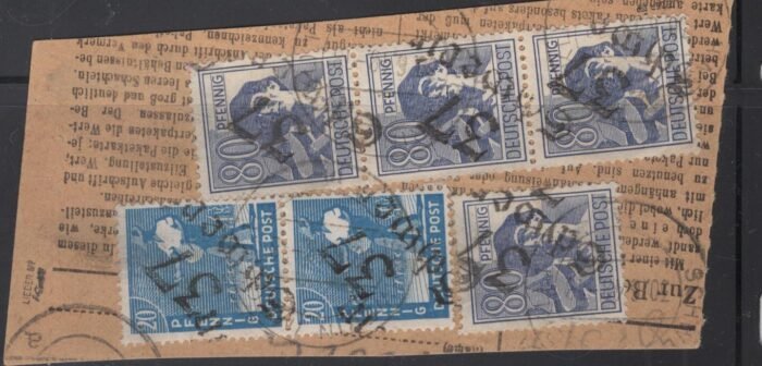 HOP  180 V(4) plus one on back, 173 V(2) on piece U  F/VF  expertized