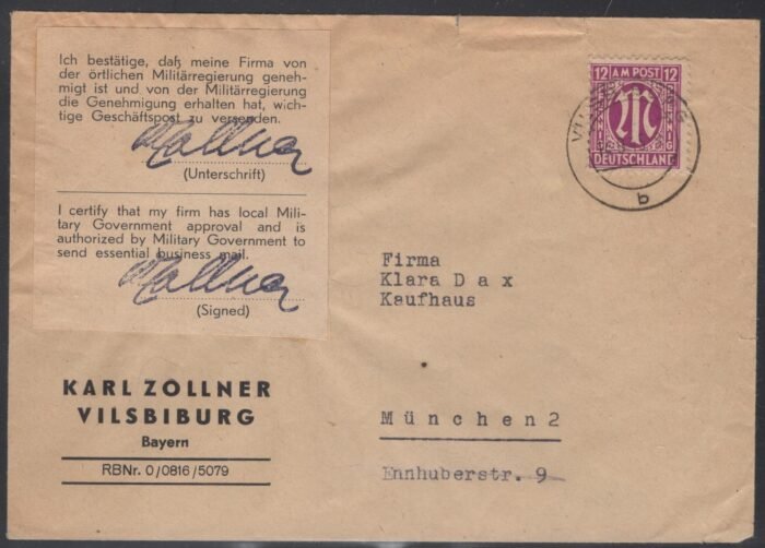 MI 17 certified cover 14 9 45 3rd period VG