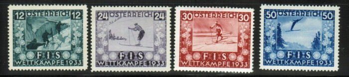 Austria: Scott# B106-9 Michel#: ** F/VF