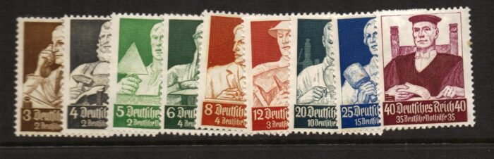 Germany Scott#: B59-67 Michel#: ** F/VF