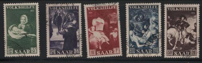 Saar Scott#: B84-8 Michel#: U VF