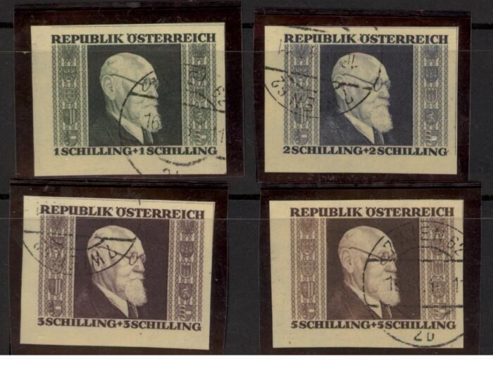 Austria: Scott# B185a-88a Michel#: postally U VF
