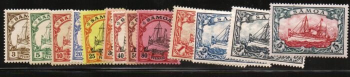 Samoa Scott#: 57-69 Michel#: * F/VF