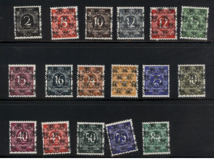 Germany Scott#: 593A-99 var Michel#: 52 IIK-68 II K ** VF