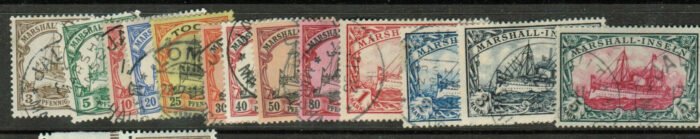 Marshall Islands Scott#: 13-25 Michel#: U F/VF