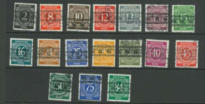 Germany Scott#: 585A-93 Michel#: U F/VF