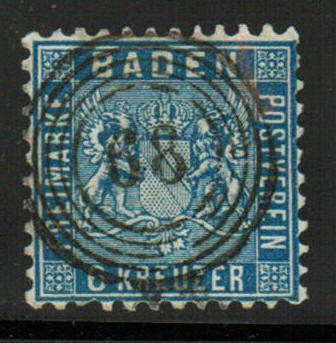 Baden Scott Var Michel B U Vf R Schneider Stamps