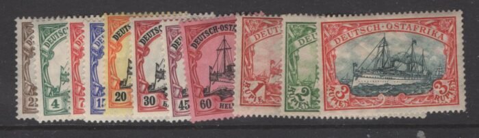 German East Africa Scott#: 31-41 Michel#: * F/VF
