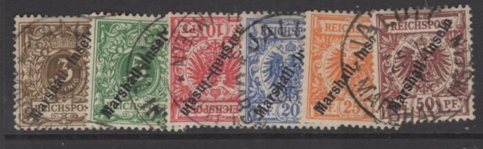 Mariana Islands Scott#: 11-16 Michel#: U F/VF postally used