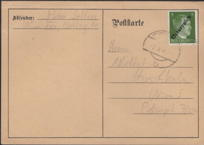 Austria MI 660 first day post card VF
