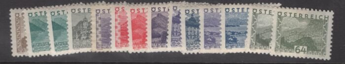 Austria: Scott#: 340-53 Michel#: ** VF