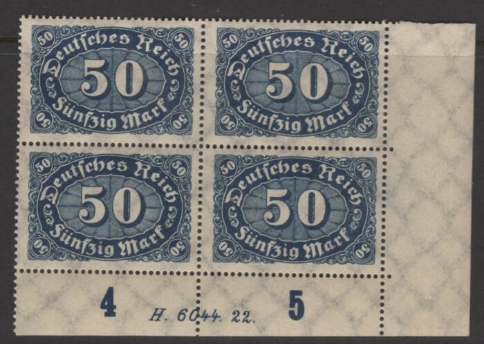 Germany Scott 198 varietyHAN 6044.22 ** VF