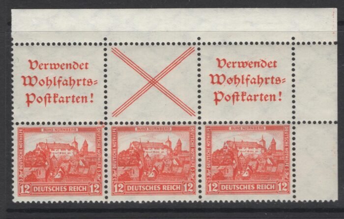 Deutsches Reich S100/S101 U in block F/VF