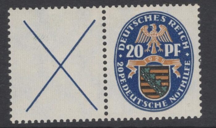 Deutsches Reich W20.1 ** F/VF
