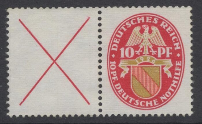 Deutsches Reich W24.1 ** F/VF