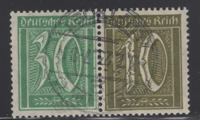 Deutsches Reich W19 U F/VF