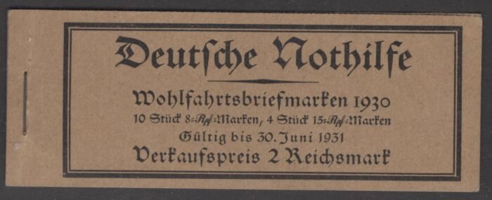 Deutsches Reich Michel#: MH29.2 ** F/VF Booklet