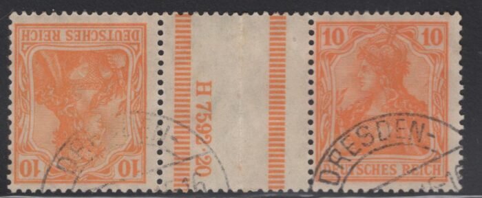 Deutsches Reich KZ1.1 U F/VF