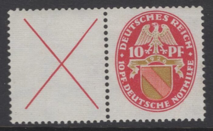 Deutsches Reich W24.1 ** F/VF