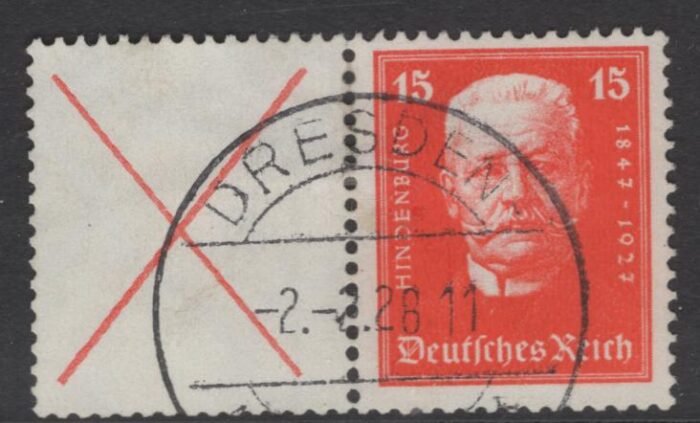 Deutsches Reich W25 U F/VF