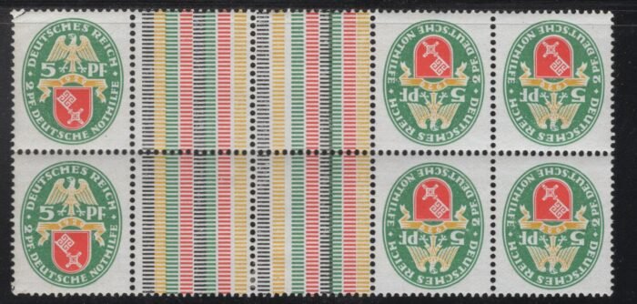 Deutsches Reich KZ 13(2)** F/V Ftop left corner has small tear