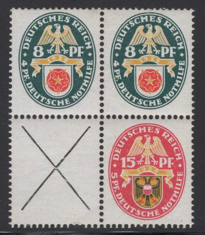 Deutsches Reich S72/S68 ** F/VF