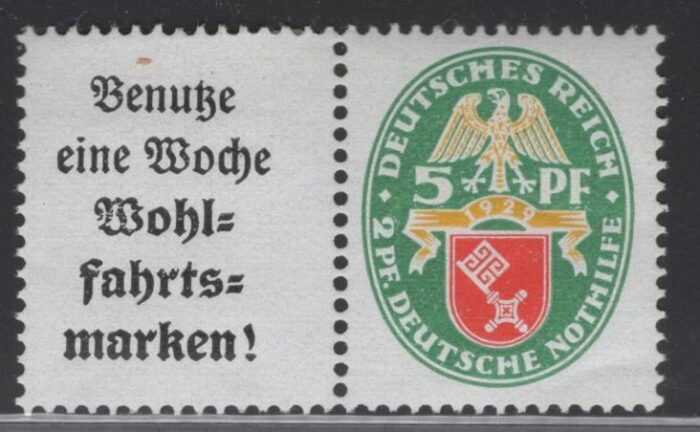 Deutsches Reich W35 ** F/VF