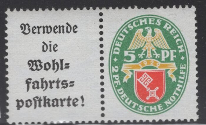 Deutsches Reich W34** F/VF