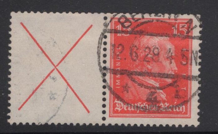 Deutsches Reich W23 U F/VF