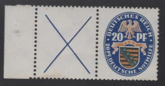 Deutsches Reich W20.1 ** F/VF