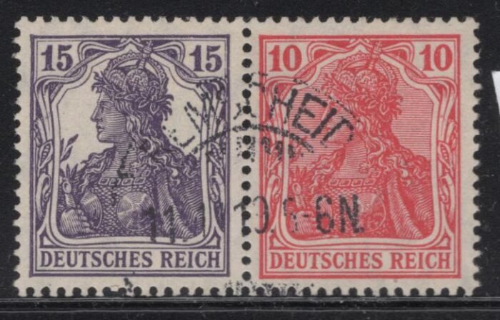 Deutsches Reich W13aa U F/VF