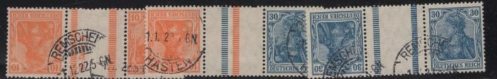 Deutsches Reich KZ1-3 U VF