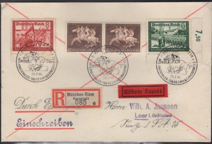 Third reich MI 773-4, 780(2) spc VF
