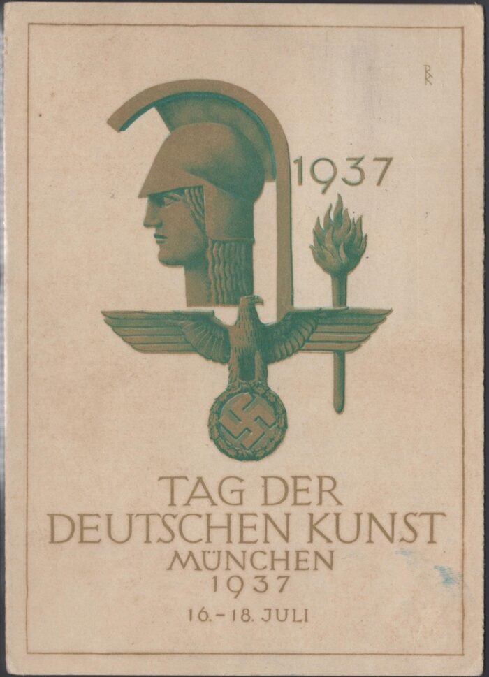 Third Reich 1937 German Art Day munchen F/VF