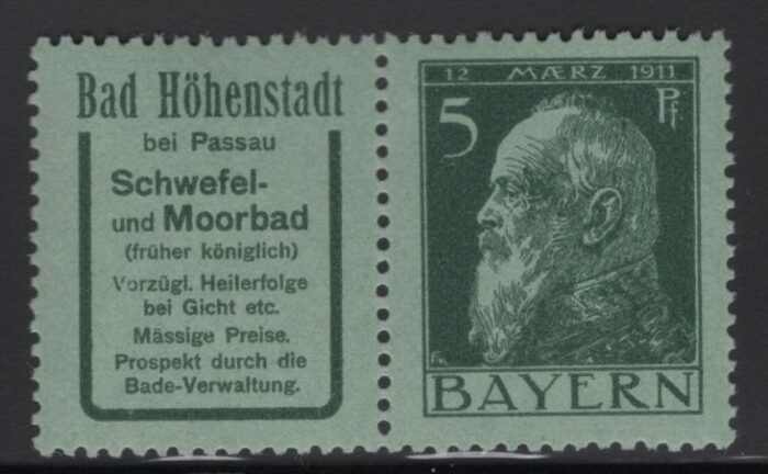 Bavaria Scott#: Michel#: W1.29 ** VF
