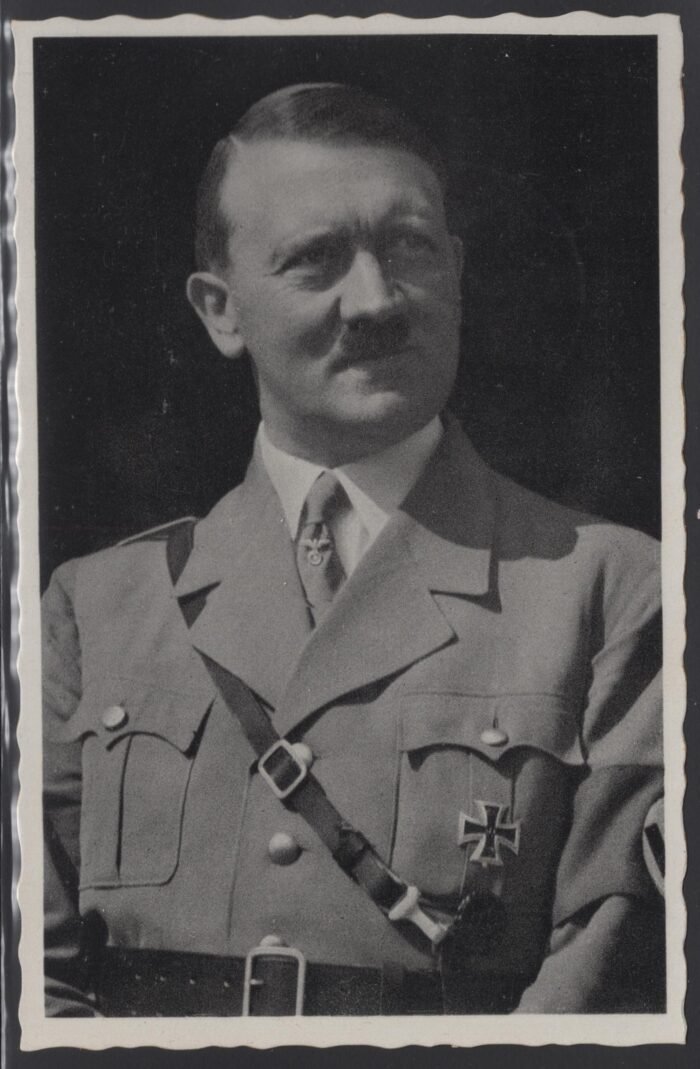 Germany Post Card Third Reich Michel#: * VF Hitler fotocard with franked with MI 698 and special cancel