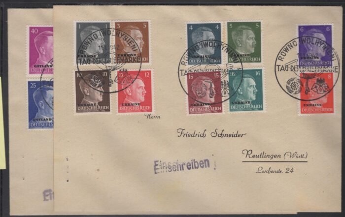 Russia Ukraine on 2 covers VF