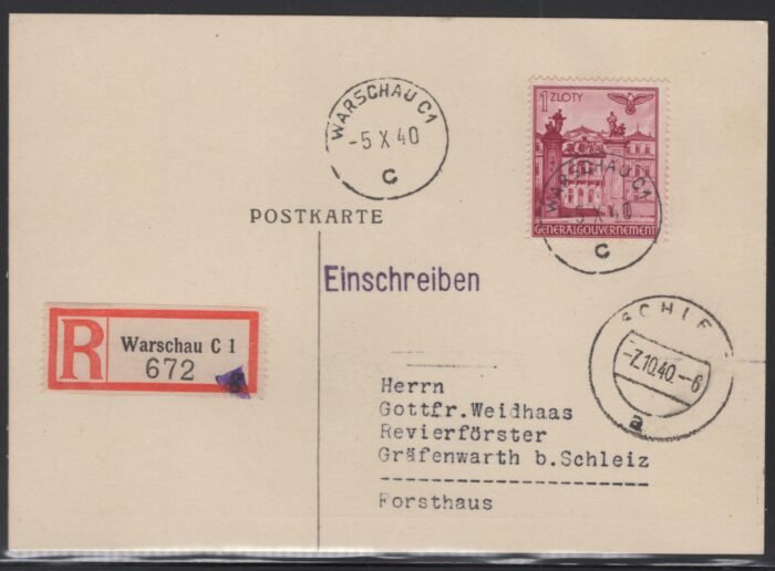 General Government MI 51 post card VF