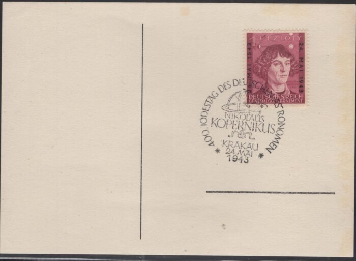 General Government Michel#: VF MI 104 postcard with Krakau cancel