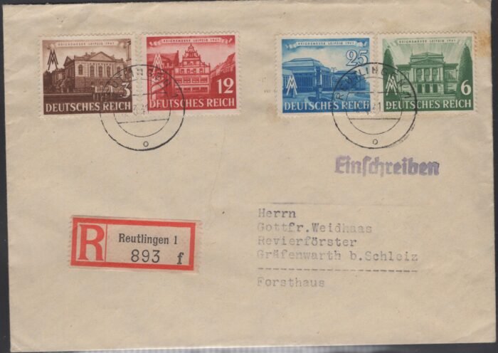 Germany Cover Third Reich Michel#: 764-7 cover VF