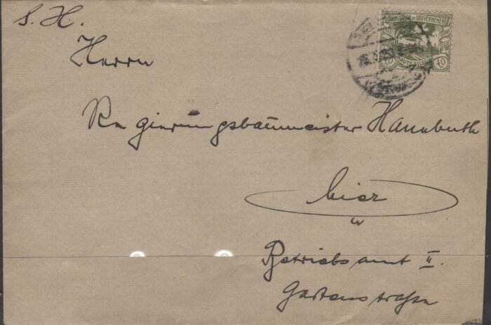 Upper Silesia MI 21 post card VF
