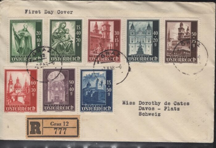 Austria MI 885-92 FDC F/VF