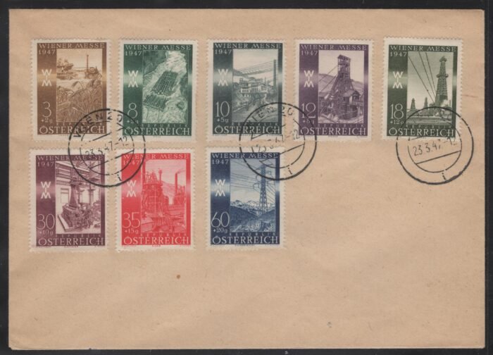 Austria MI 803-10 UA FDC. VF
