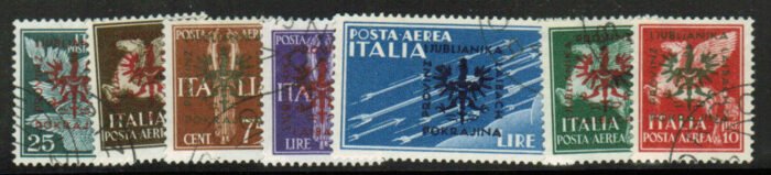 Yugoslavia Scott#: NC11-17 Michel#: 21-27 U F/VF as CTO