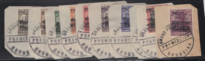 Poland//Grodzisk Fisher 1-10 U on pieces VF