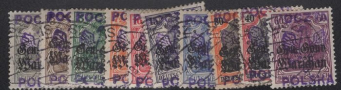 Poland/Kakisz.Fischer 5-15 U F/VF on pieces