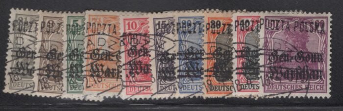 Poland/Sieradz Fischer 1-10 U F/VF