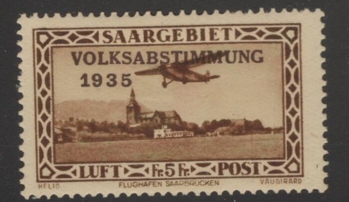 Saar Scott#: C8 var Michel#: 198 IV* F/VF